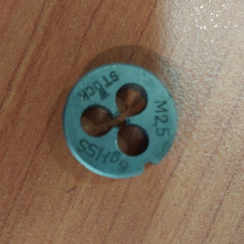 Metric Thread Die M2.5 HSS, 73400